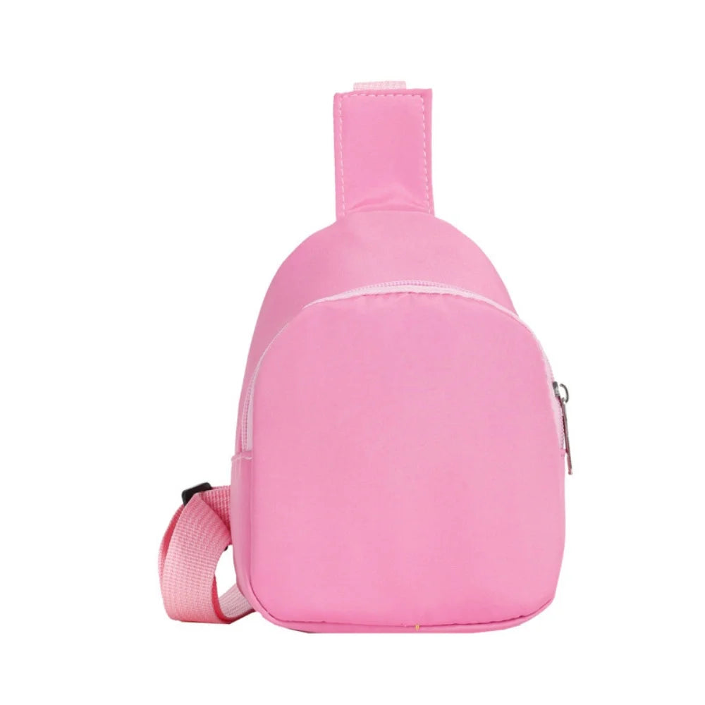 Solid Color Simple Children's Chest Bag