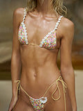 Triangle Solid Color Bikini