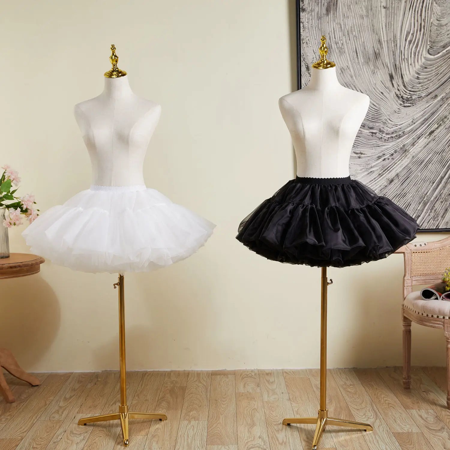 Puffy Short Tulle Skirt