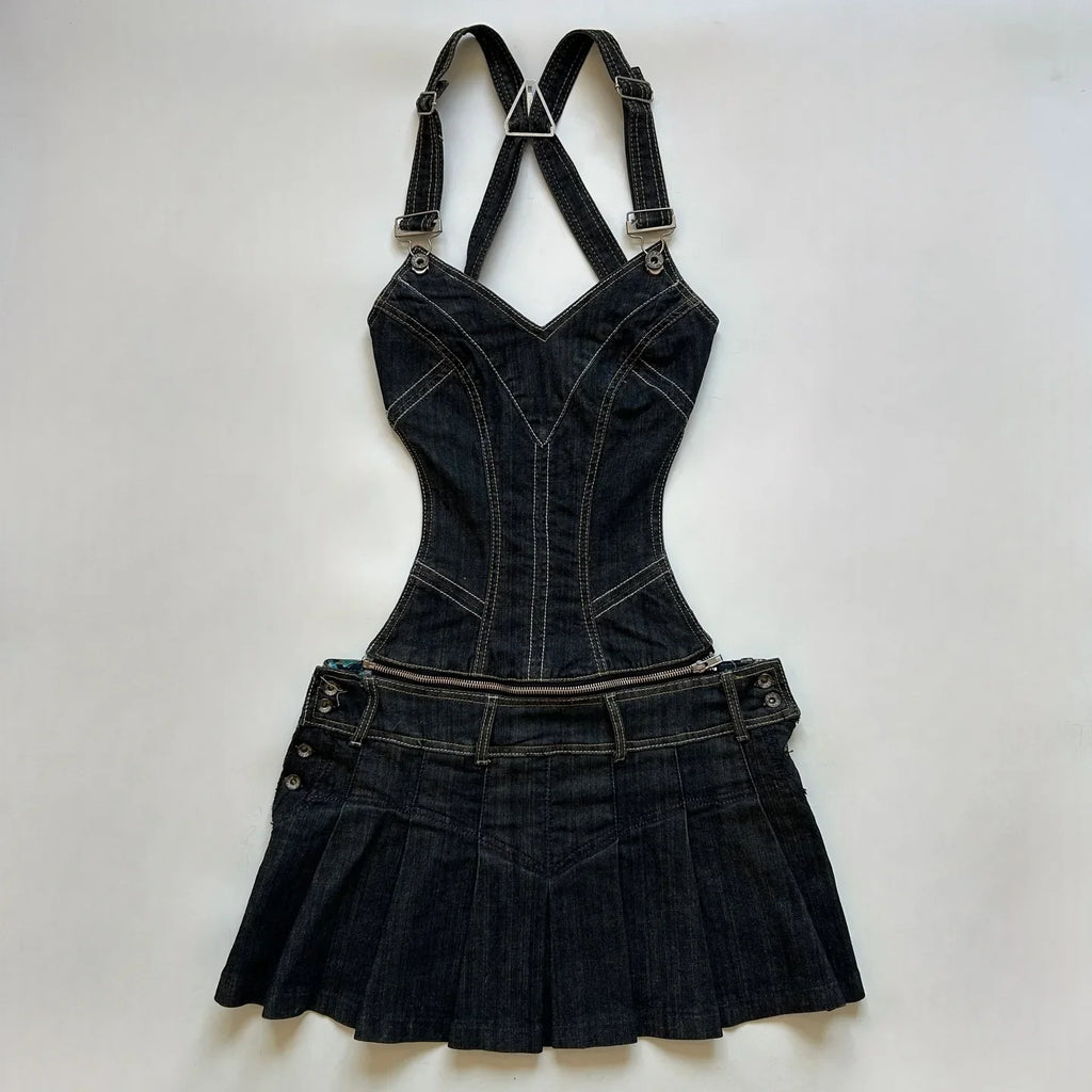 Denim Skirt Set