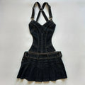 Denim Skirt Set