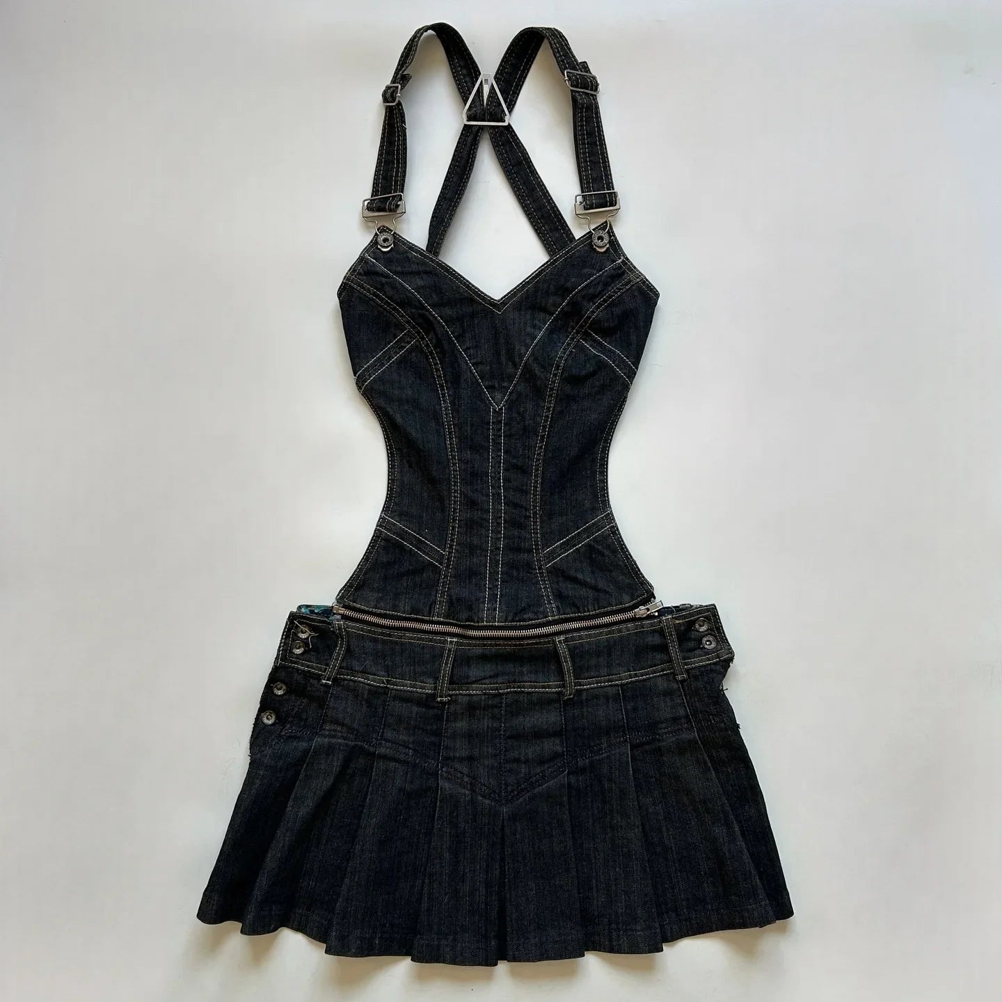 Denim Skirt Set