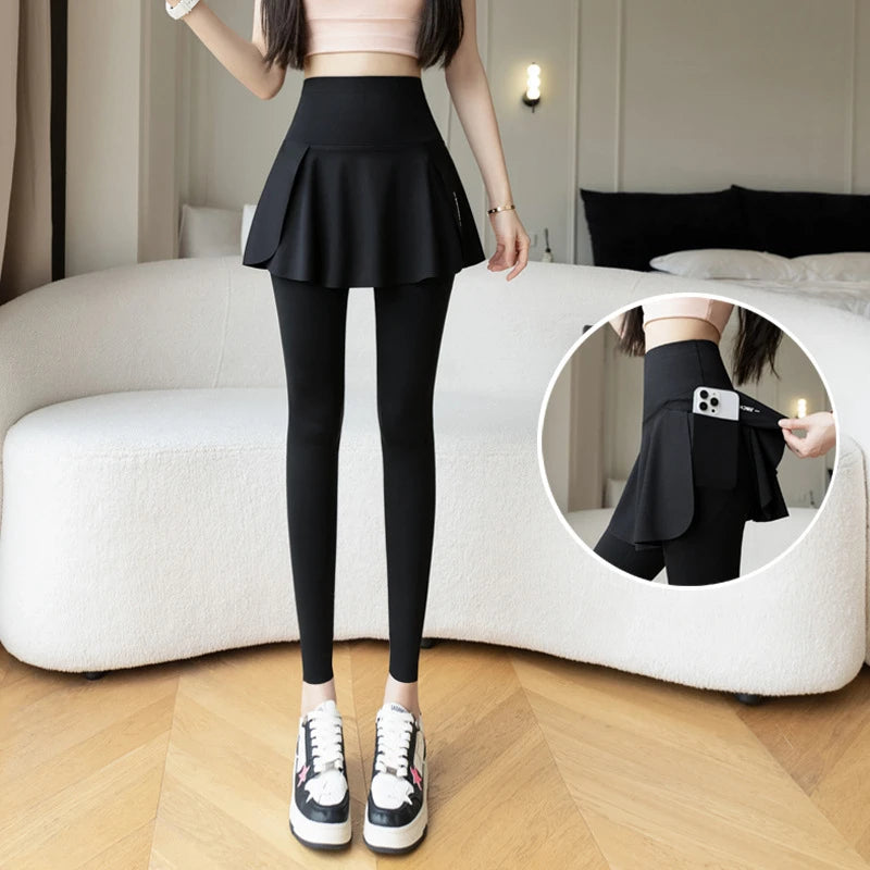 Fake Two Pieces Leggings
