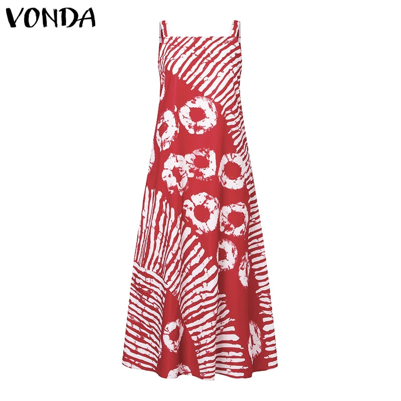 Bohemian Printed Maxi Dress