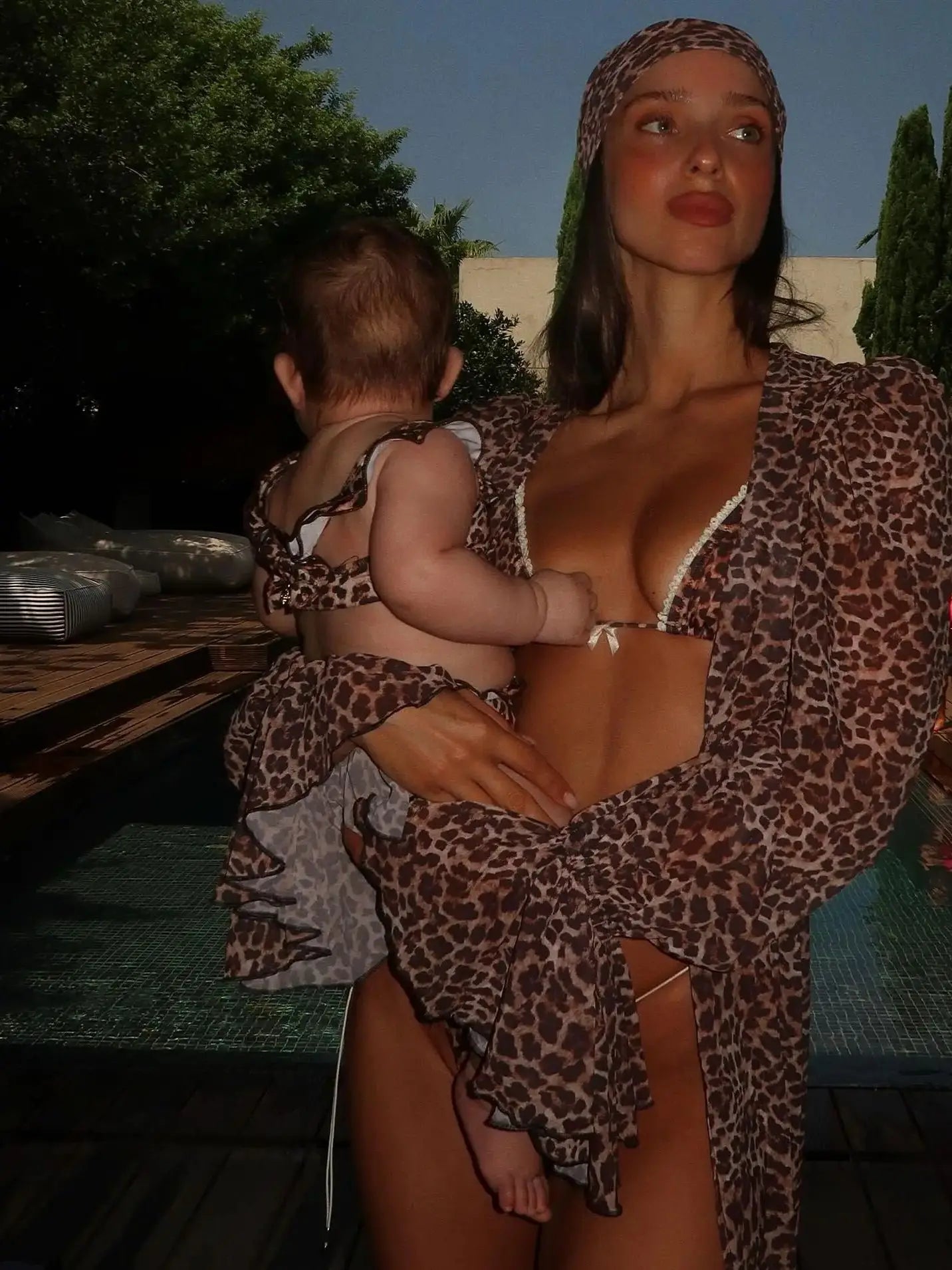 Leopard Bikini with Cover Up