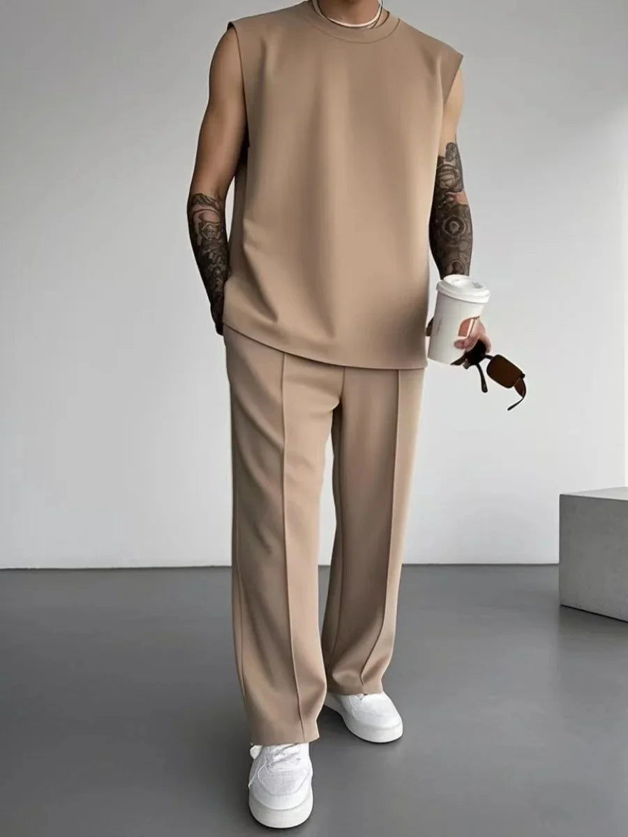 Minimalist Sleeveless Set