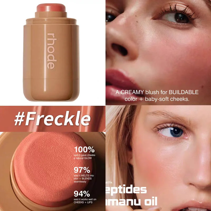 Lip Gloss Spicy Marg Juice Box Pocket Blush Stick Non-fading Waterproof Blusher Moisturizing Lipstick Lipliner