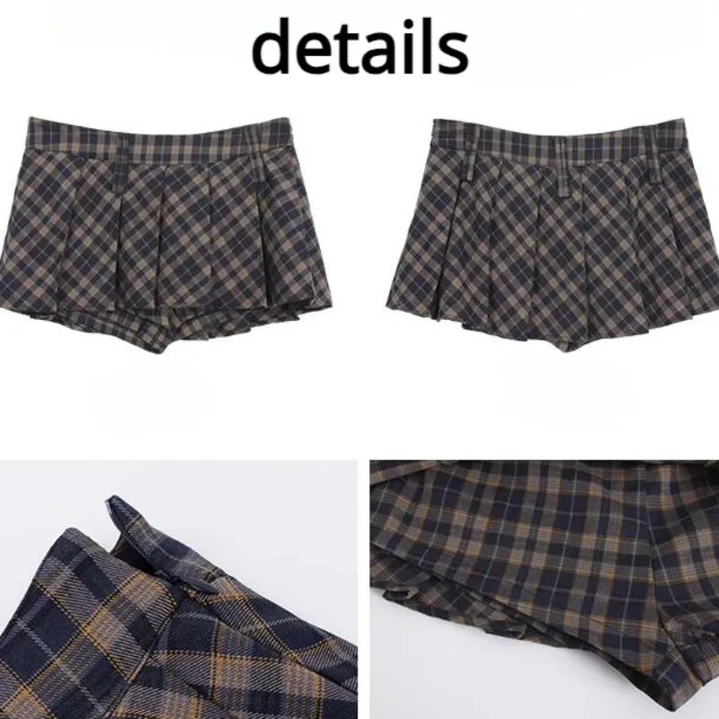 Plaid Mini Skirt