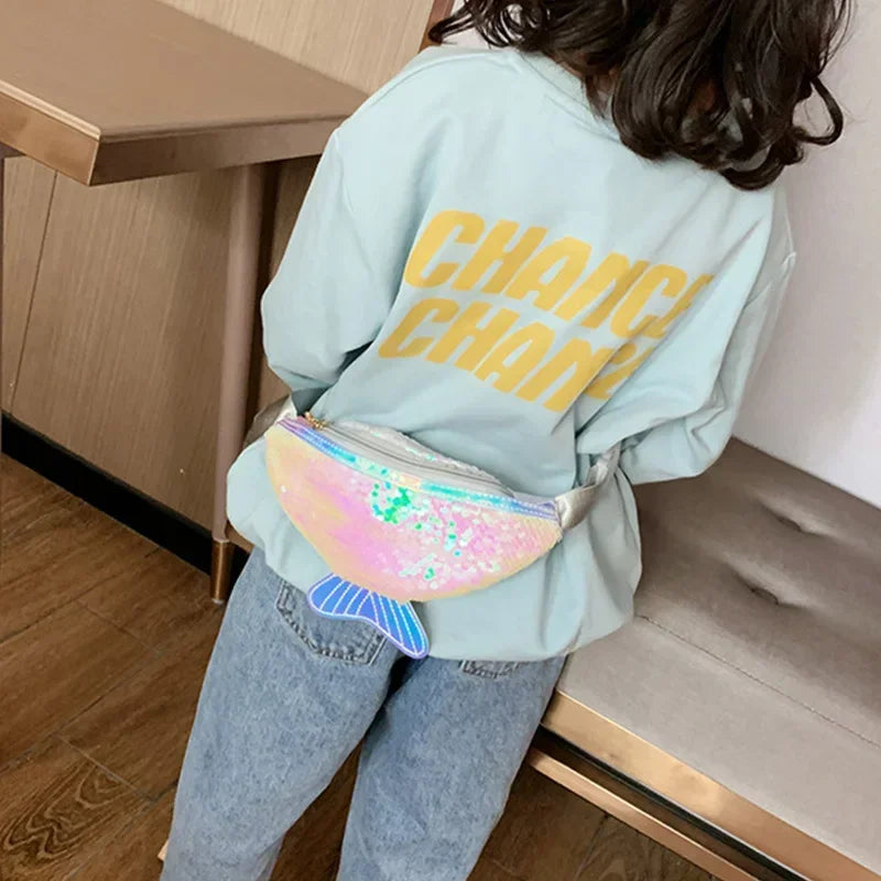 Kids Sequin Mermaid Fanny Pack