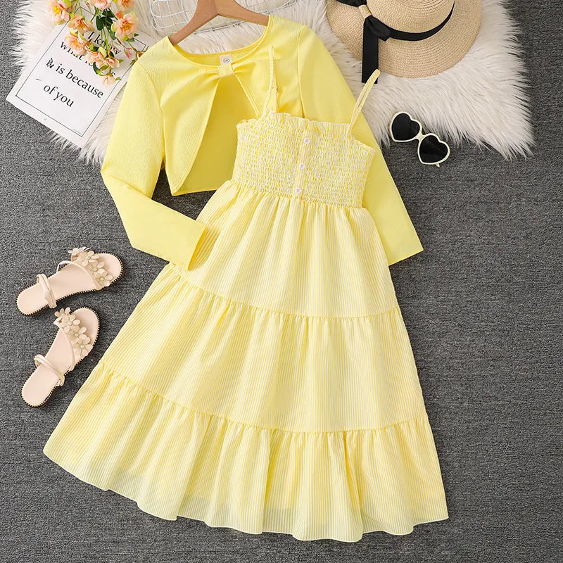 Floral Print Cami Dress Set