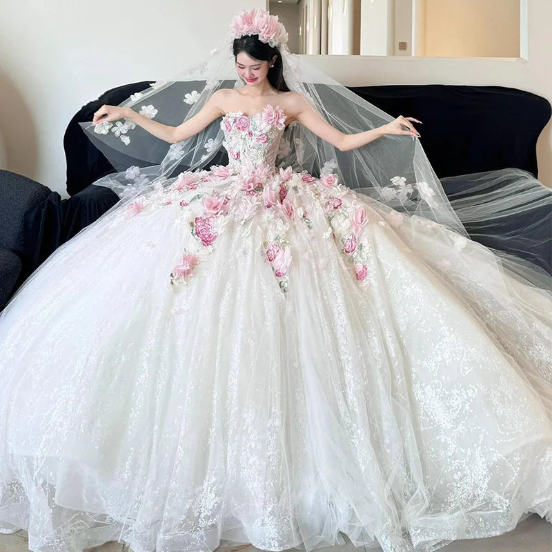 Flowers Corset Dress