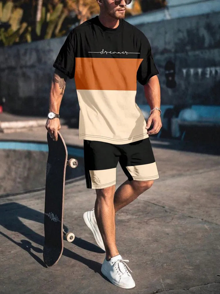 Short Sleeved Tee + Shorts Set