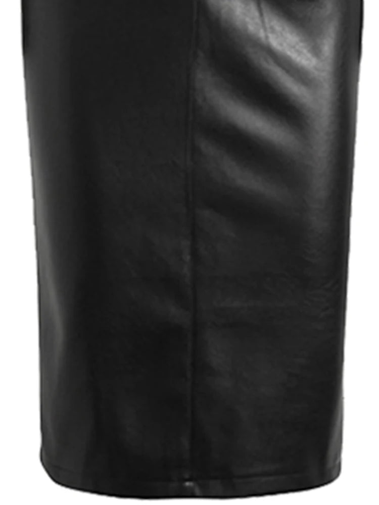 Lautaro Faux Leather Dress