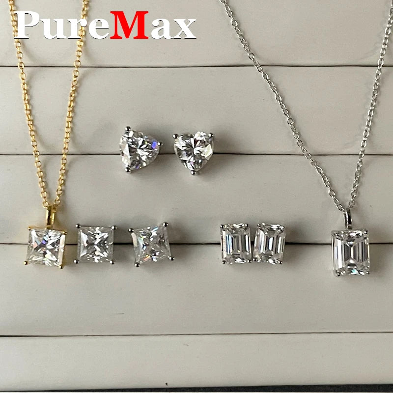 1-3ct Moissanite Diamond Jewelry Set