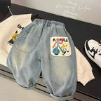Simple Loose Casual Straight Tube Pants