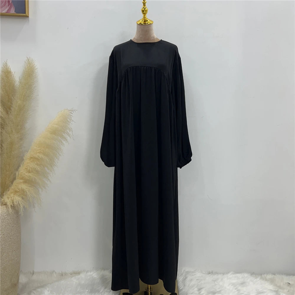 Kaftan Women Abayas Muslim Modest Prayer Loose Long Maxi Dress Turkey Khimar Eid Dubai Islamic Robe Arab Ramadan Jalabiya Caftan