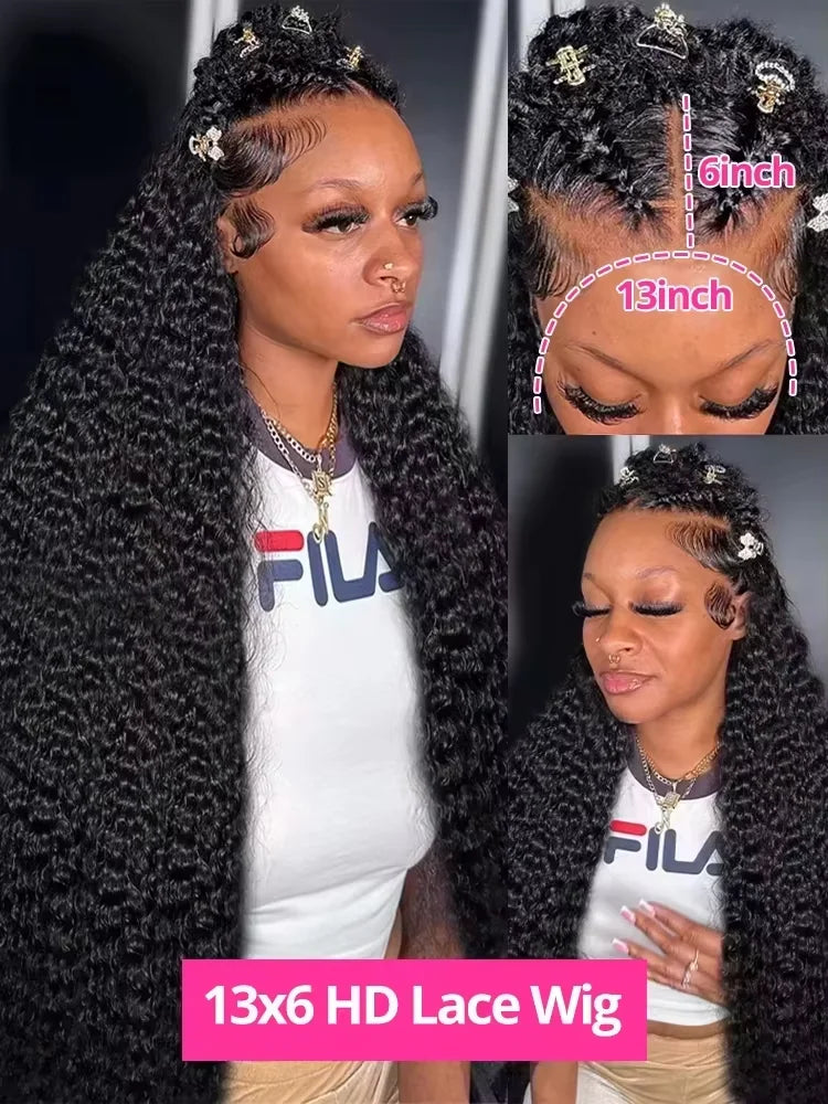 Deep Wave Lace Front Human Hair Wig
