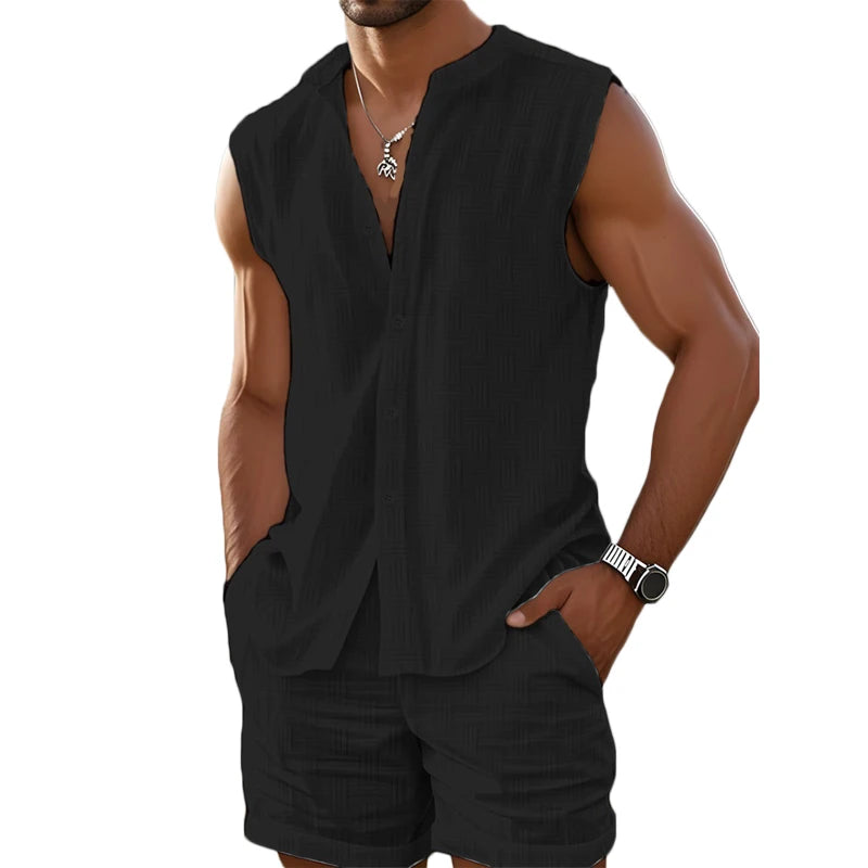 Sleeveless Top Set
