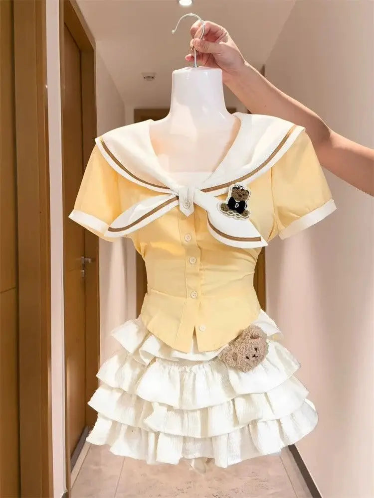 Sweet Preppy Style Set