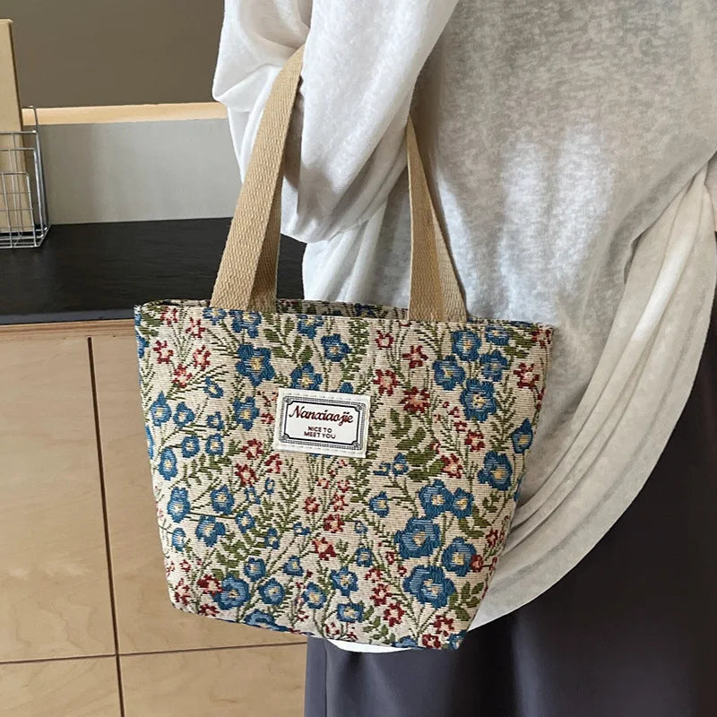 Floral Canvas Bag