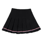 Pleated Plaid Skirt