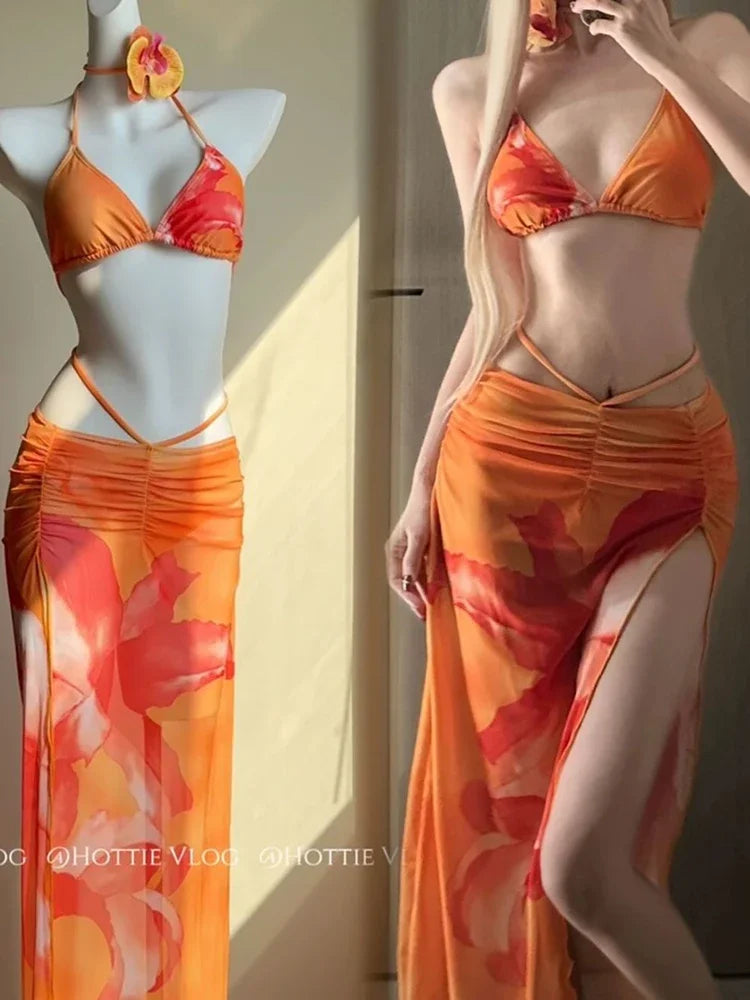 Beach Swimsuit 3 Piece Set