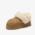 BEAUTODAY Cow Suede Mules