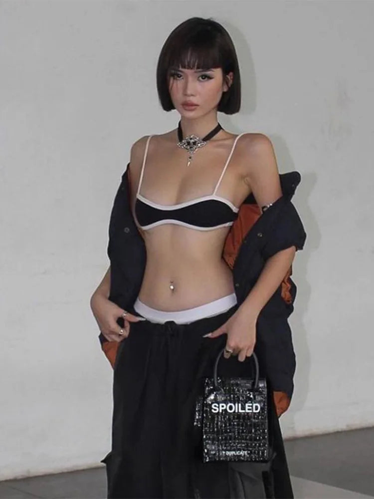 Black Crop Top