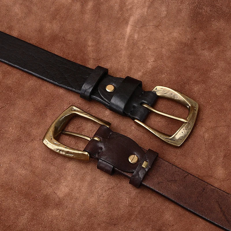 Luxury Copper Buckle Belt