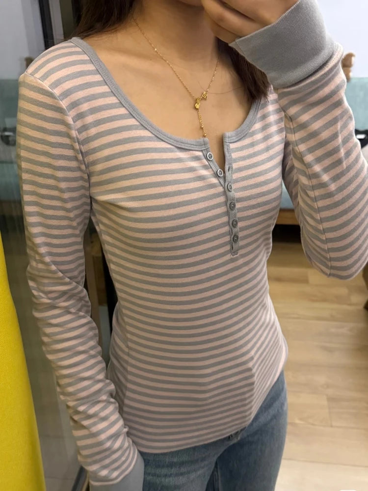 Striped Long Sleeve Tee