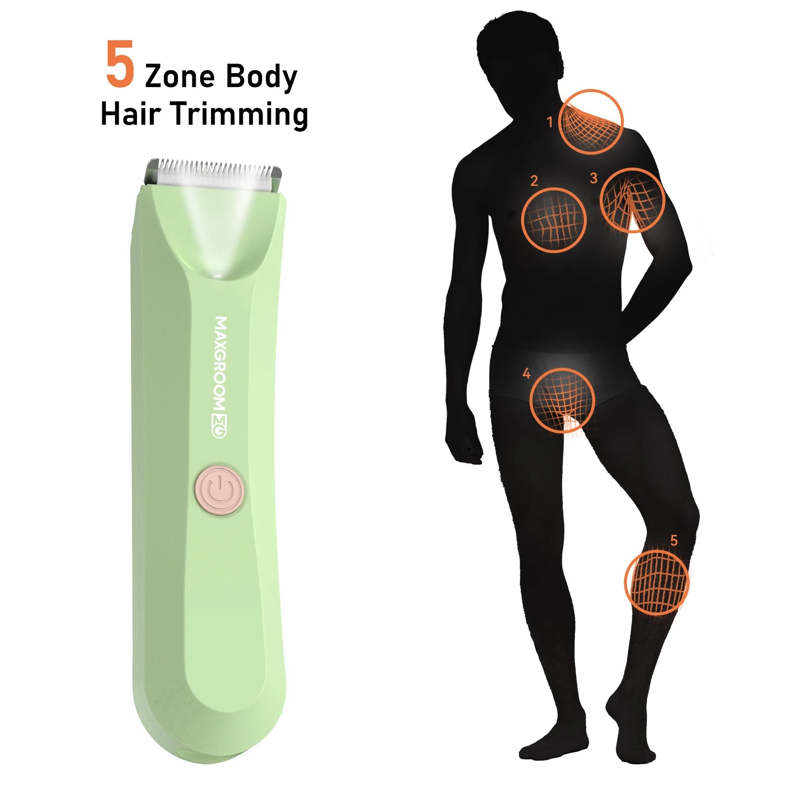 Waterproof Body Hair Trimmer