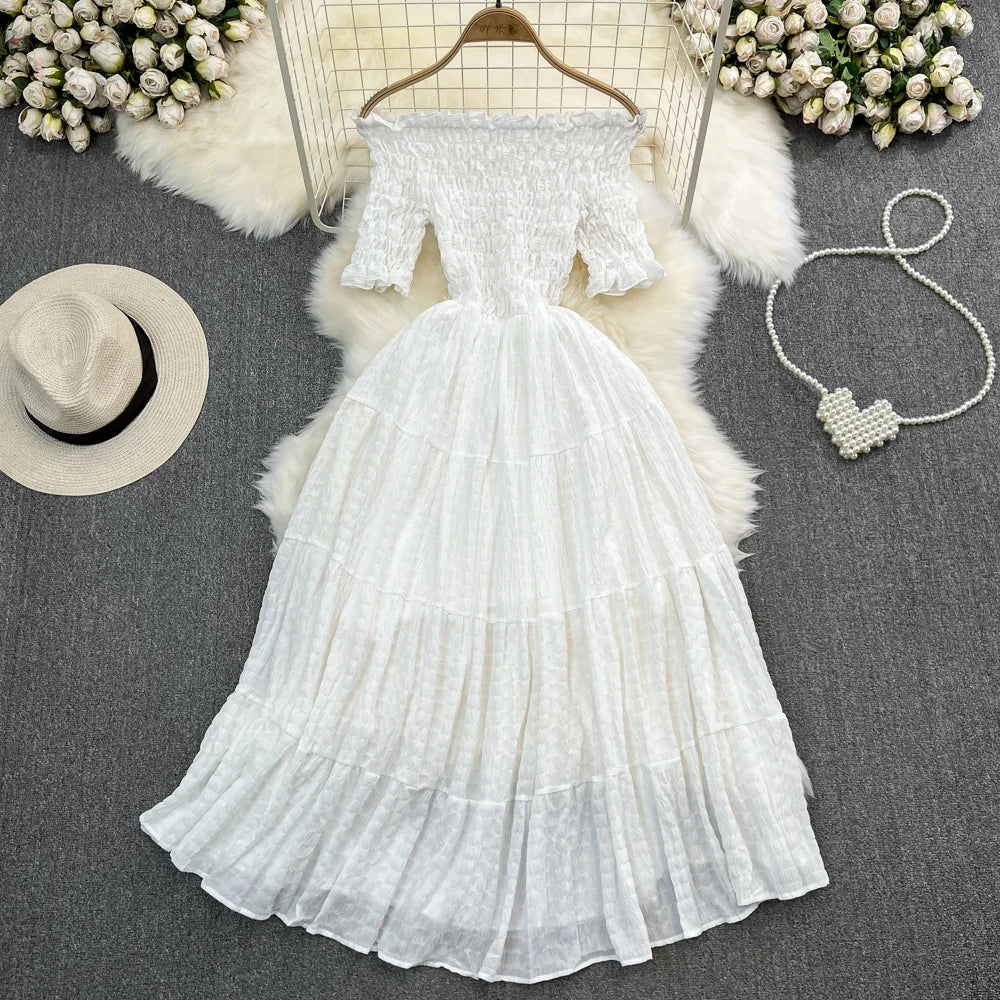 A-Line One-Shoulder Dress