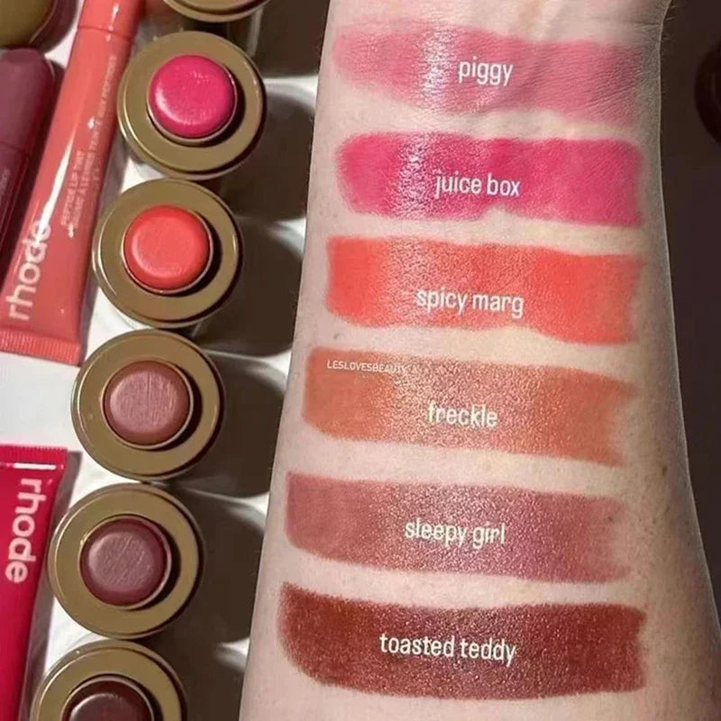 Lip Gloss Spicy Marg Juice Box Pocket Blush Stick Non-fading Waterproof Blusher Moisturizing Lipstick Lipliner