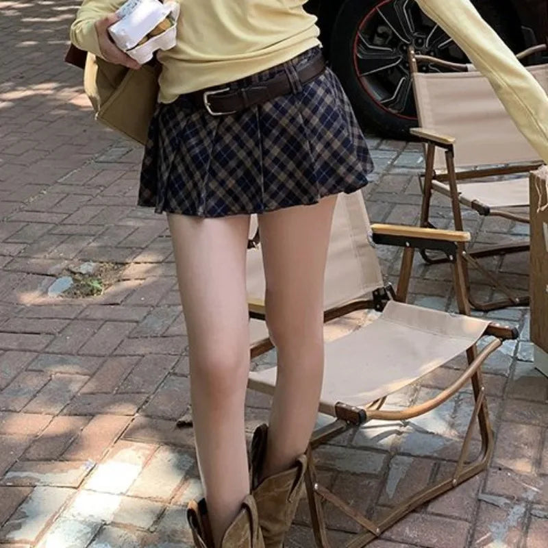 Plaid Mini Skirt