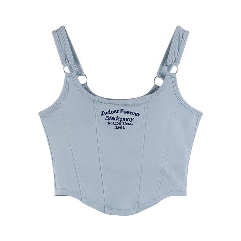 Ring Strap Ribbed Camisole