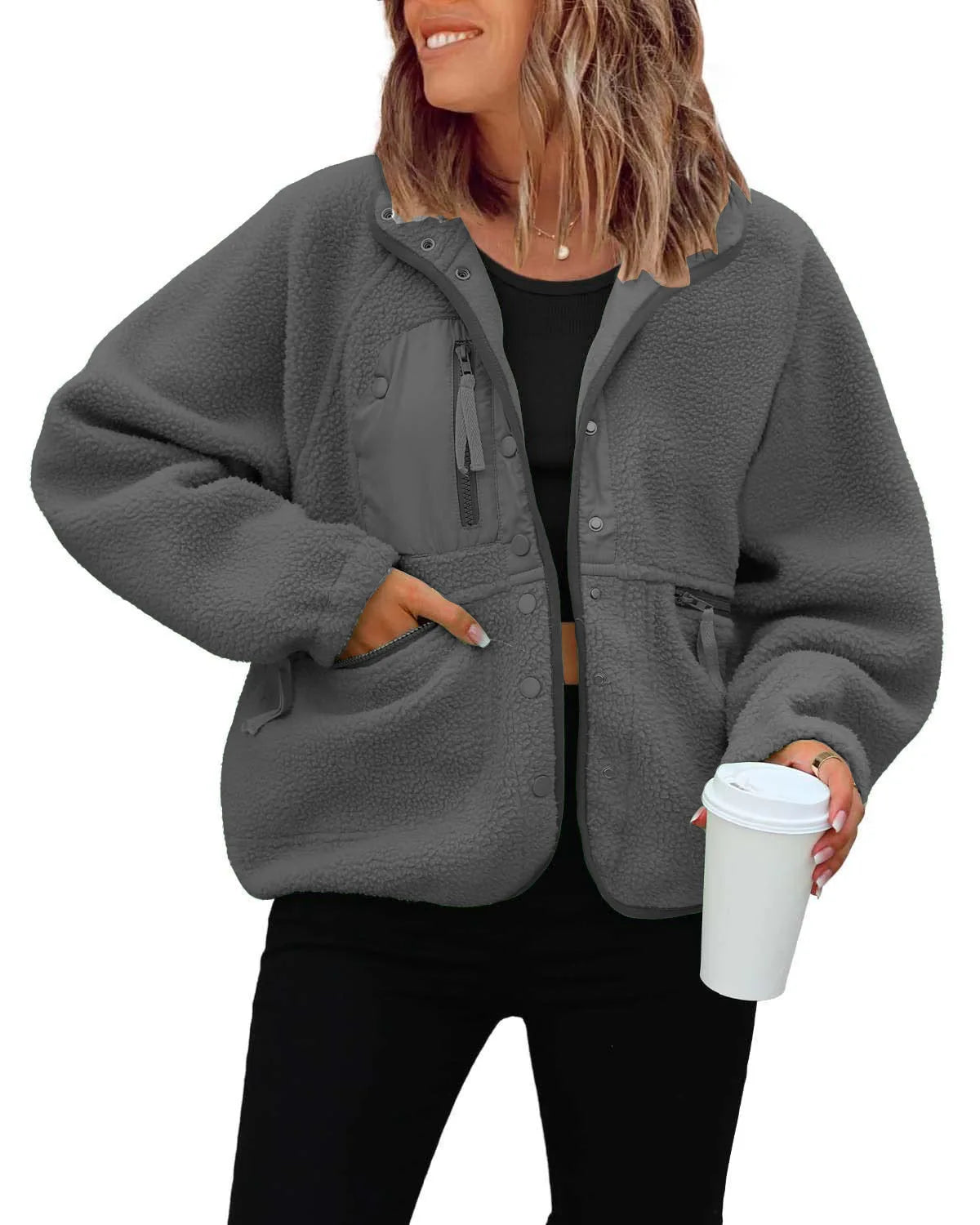 Fleece Loose Jacket