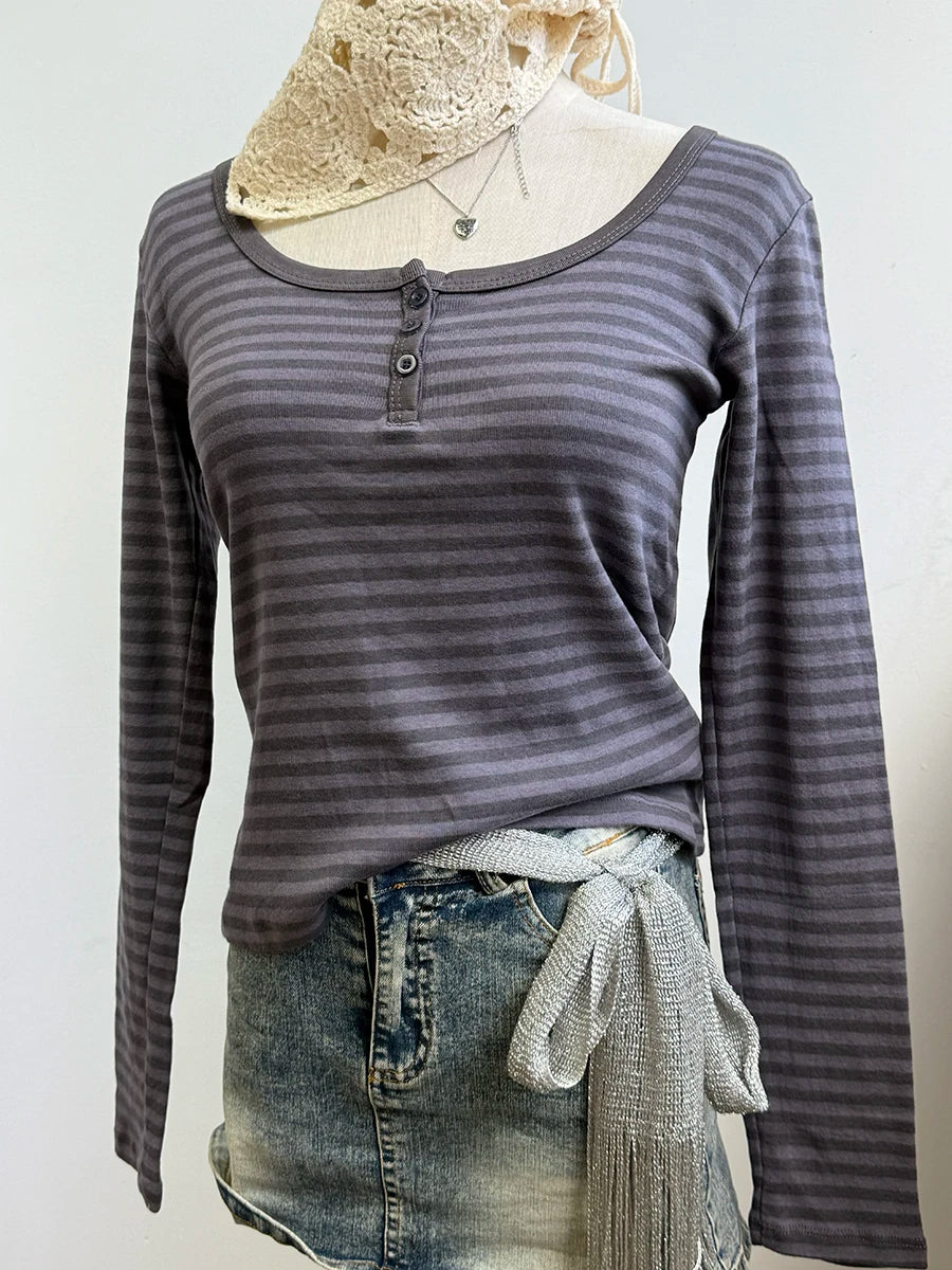 Striped Long Sleeve Tee