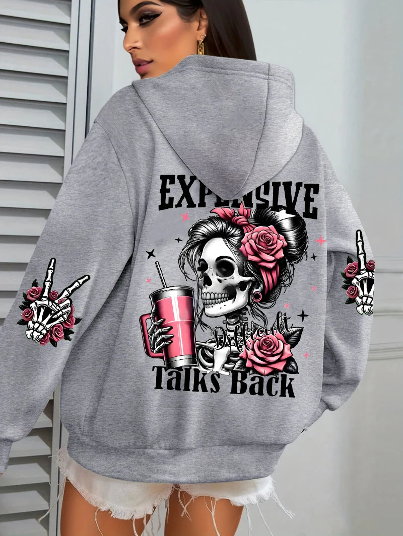 Expensive Talks Back Hoodie
