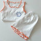 Sleeveless Vest T-Shirt Shorts Two-Piece Set