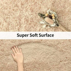 Shag Living Room Silk Wool Carpet