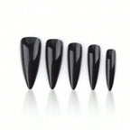 24pcs Extra Long Stiletto French Style Fake Nails
