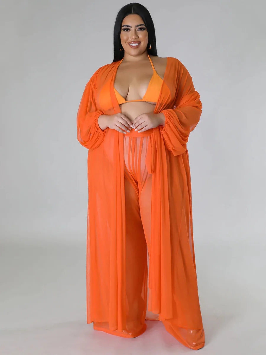 Wmstar Plus Bra Top and Pants Wide Leg Set