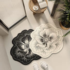 Flower Bathroom Floor Mat
