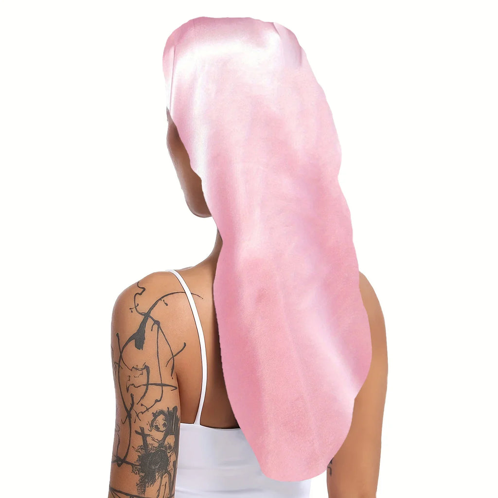 Extra Large Long Satin Sleep Bonnet