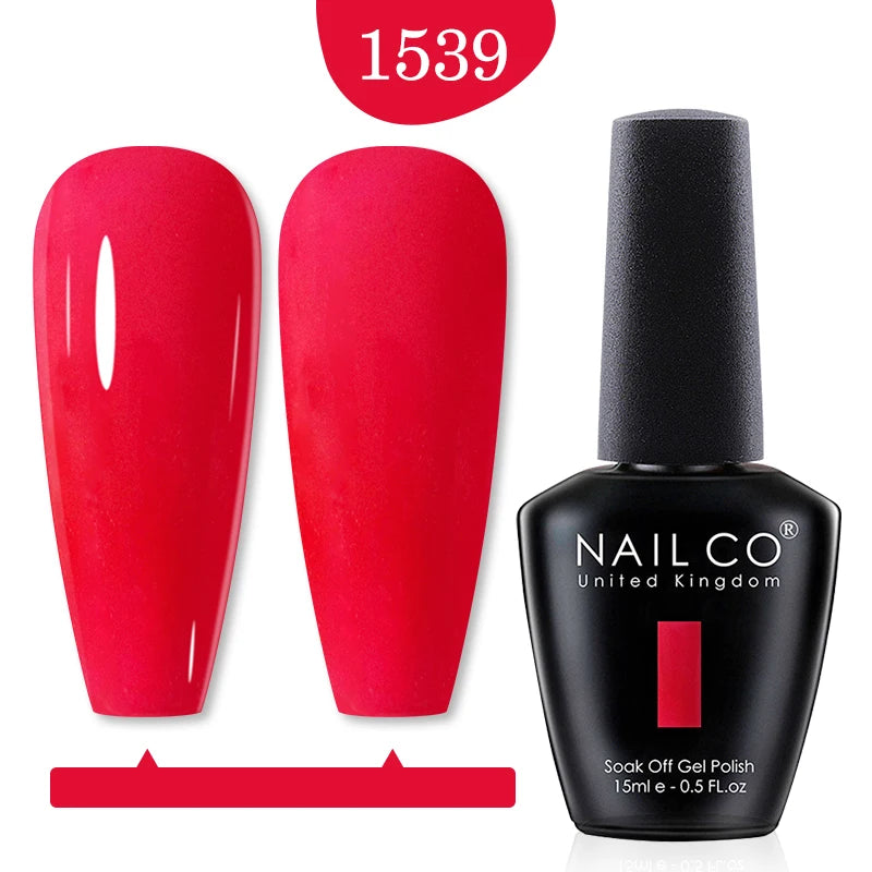 NAILCO 15ml Nail Gel Polish Winter Nude Colors Hybrid Gel Varnish Manicure UV Gel Nail Polish Primer Top Base Coat LED Nails Art
