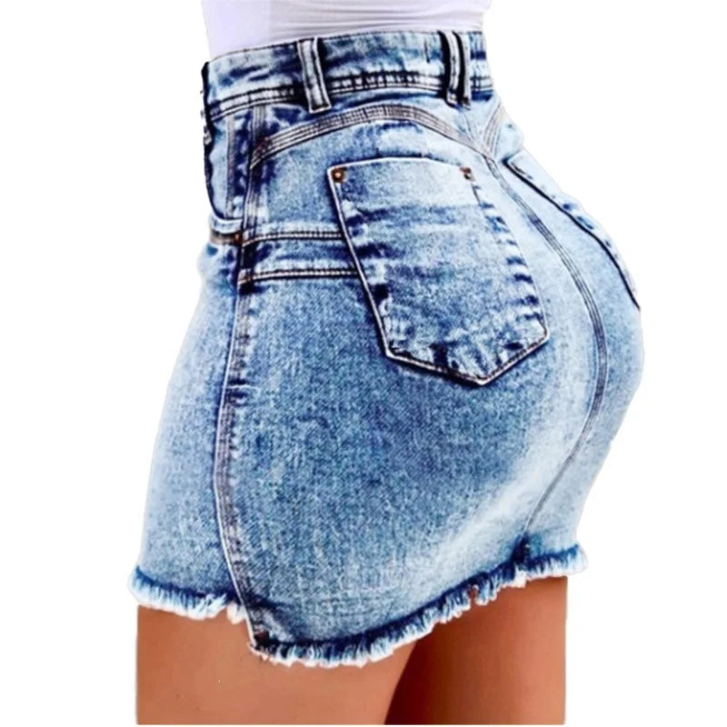 Denim Mini Skirt