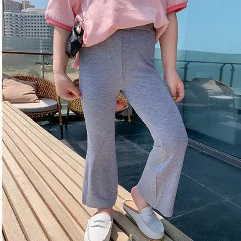 Solid Flared Pants