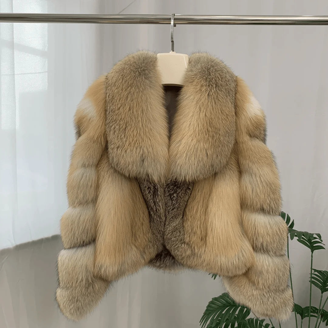 Real Fox Fur Coat