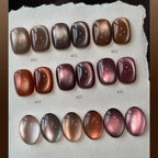 12ml 1-21pcs Brown Gold Cat Eye Gel Nail Polish