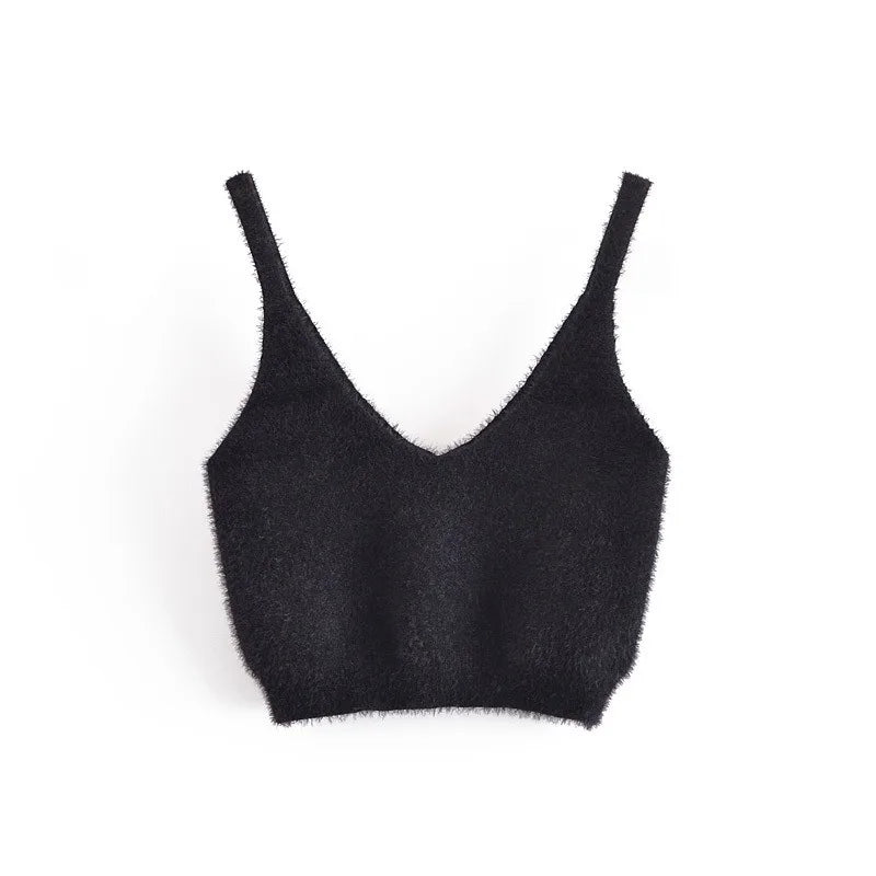 Sleeveless Cropped Top